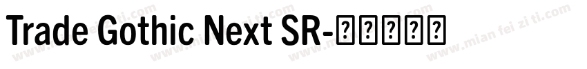 Trade Gothic Next SR字体转换